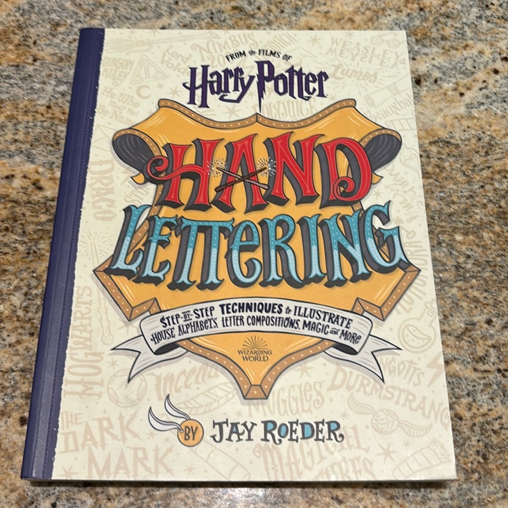 Harry Potter Hand Lettering How To book